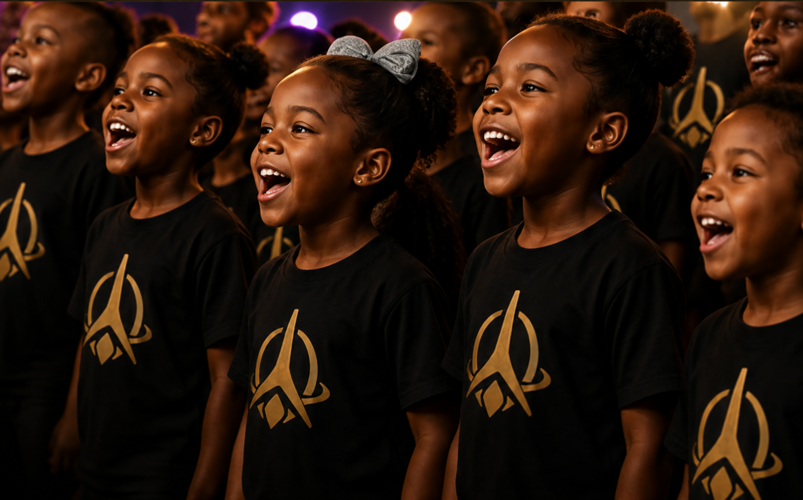 iChoir Kidz singers performing together